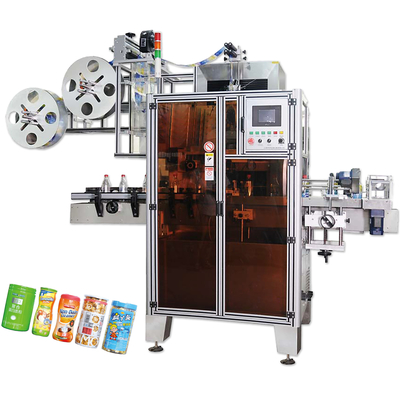 China Máquina automática do Labeler, máquina de etiquetas da luva do psiquiatra do PVC para a bebida fornecedor