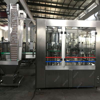 China Pet a capacidade de produção automática do controle 10000bph do PLC da máquina de enchimento da água da garrafa de vidro  fornecedor