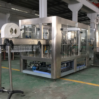 China Máquina de engarrafamento da água mineral do controle do MMI do PLC, máquina de enchimento da água potável fornecedor