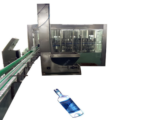 China Máquina de enchimento carbonatada 3 da bebida da garrafa de vidro em 1 Monoblock semi automático fornecedor
