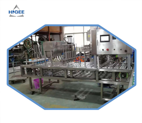 China Máquina de engarrafamento 5Kw automática de aço inoxidável para o enchimento do iogurte fornecedor