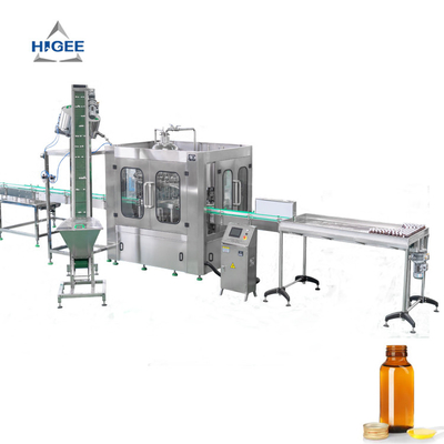 CHINA Máquina de enchimento de xarope para a tosse para produção de enchimento líquido de xarope para a tosse em garrafas de vidro de PET fornecedor