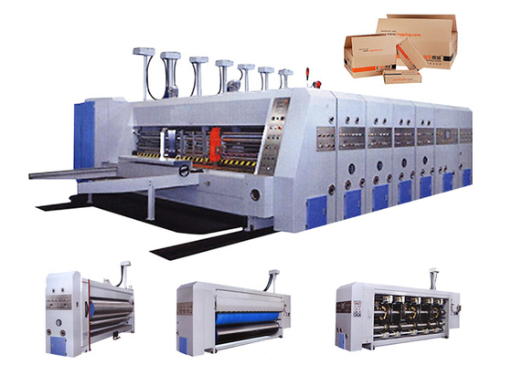 China Máquina ondulada automática da cartonagem da caixa/máquina impressão de Flexo fornecedor