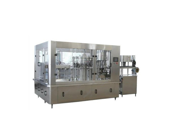 China Máquina de engarrafamento de enchimento automática da cerveja do equipamento do líquido do suco/água de fruto com função de empacotamento fornecedor