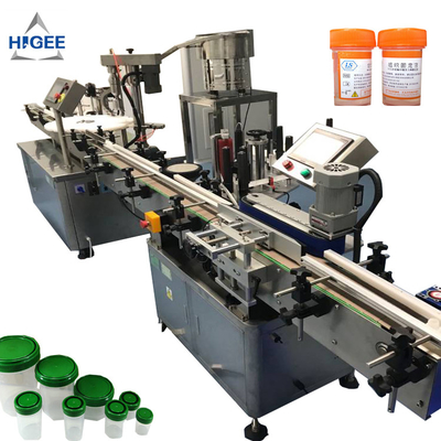 China Máquina de engarrafamento automática líquida farmacêutica com tampões do polipropileno fornecedor