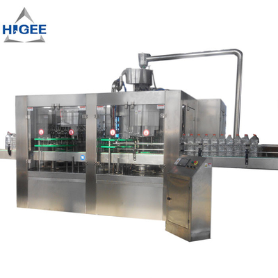 China molhe a máquina de enchimento automática líquida pura mineral 18-18 da água da máquina de engarrafamento da água da garrafa do ANIMAL DE ESTIMAÇÃO da máquina de engarrafamento fornecedor